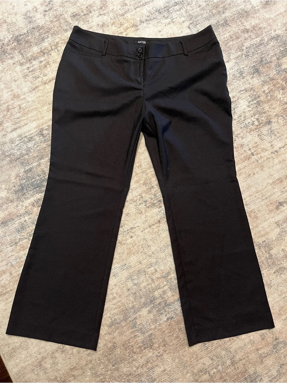 Apt. 9 Black Curvy Fit Petite Dress Pants